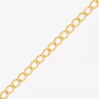Made Italy Unisex Adult 10K Gold 20 Inch Curb Chain Necklace