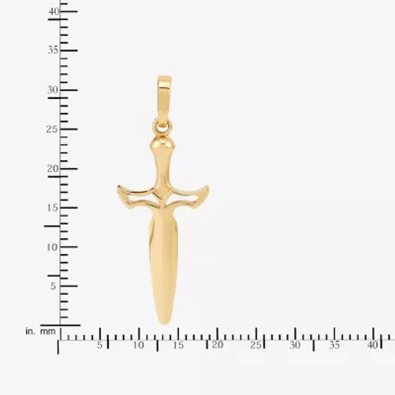 Mens 14K Gold Pendant
