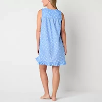 Adonna Womens Scoop Neck Sleeveless Nightgown