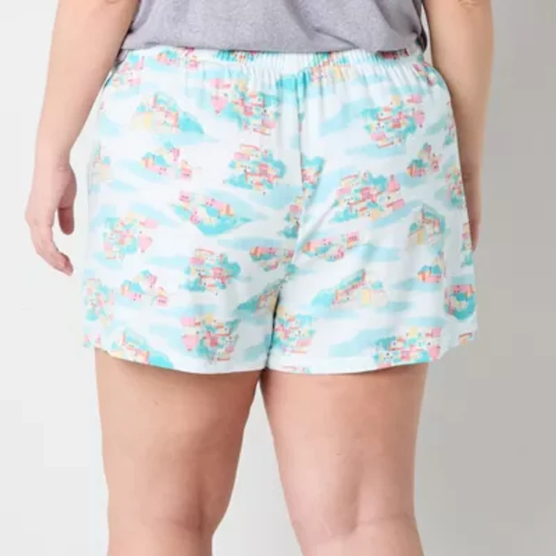 Sleep Chic Womens Plus Pajama Shorts