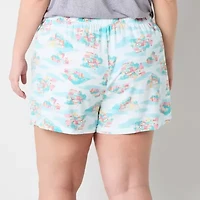 Sleep Chic Womens Plus Pajama Shorts
