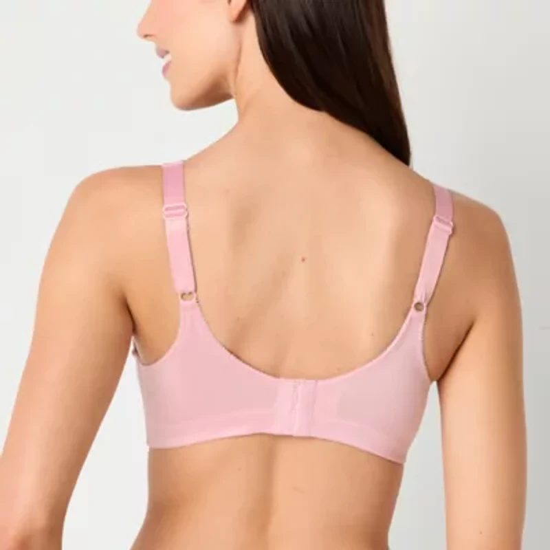 Underscore Fashion Plus Comfort Lace Trim Unlined Wireless Full Coverage Bra