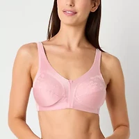 Underscore Fashion Plus Comfort Lace Trim Unlined Wireless Full Coverage Bra