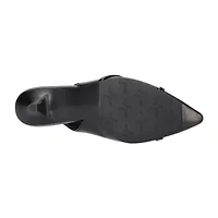 Easy Street Feena Womens Pointed Closed Toe Kitten Heel Pumps