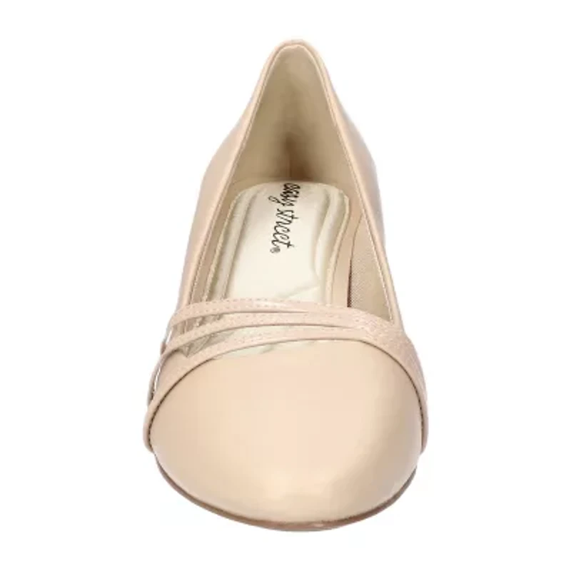Easy Street Cristiny Womens Round Closed Toe Stiletto Heel Pumps