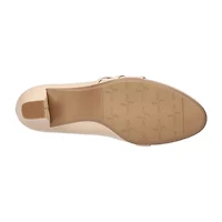 Easy Street Cristiny Womens Round Closed Toe Stiletto Heel Pumps