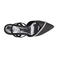 Easy Street Unna Womens Pointed Closed Toe Kitten Heel Pumps