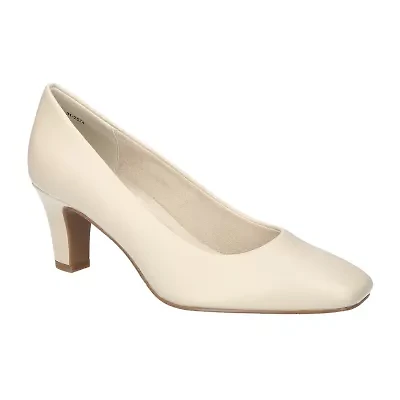 Easy Street Poet Womens Square Closed Toe Stiletto Heel Pumps