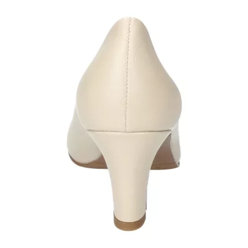 Easy Street Poet Womens Square Closed Toe Stiletto Heel Pumps