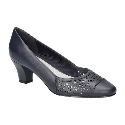 Easy Street Neva Womens Cap Closed Toe Stiletto Heel Pumps
