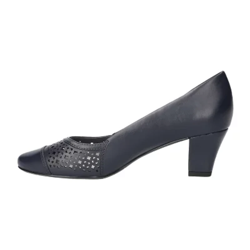 Easy Street Neva Womens Cap Closed Toe Stiletto Heel Pumps