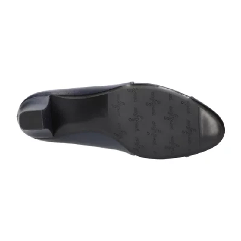 Easy Street Neva Womens Cap Closed Toe Stiletto Heel Pumps