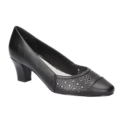 Easy Street Neva Womens Cap Closed Toe Stiletto Heel Pumps
