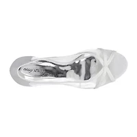 Easy Street Picaboo Womens Round Open Toe Stiletto Heel Pumps