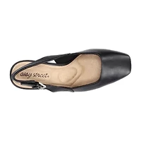 Easy Street Ritsa Womens Square Closed Toe Stiletto Heel Pumps