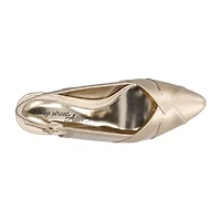 Easy Street Avena Womens Round Block Heel Pumps