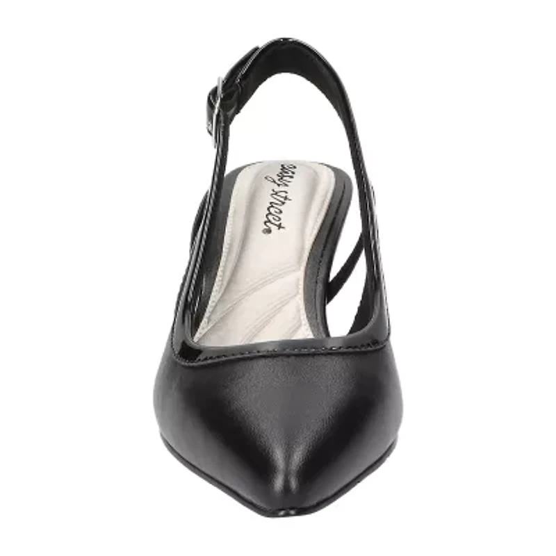 Easy Street Glisten Womens Pointed Closed Toe Stiletto Heel Pumps