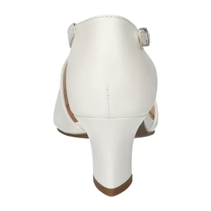 Easy Street Elegance Womens Round Stiletto Heel Pumps