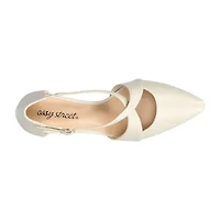 Easy Street Elegance Womens Round Stiletto Heel Pumps