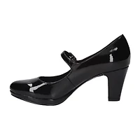 Easy Street Zest Womens Round Closed Toe Stiletto Heel Pumps