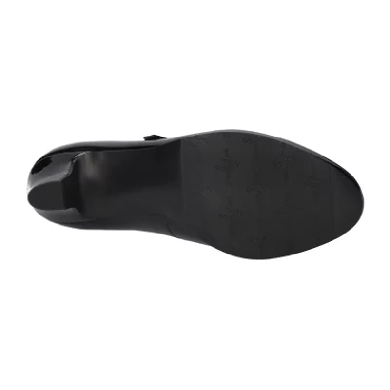 Easy Street Zest Womens Round Closed Toe Stiletto Heel Pumps