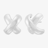 Limited Quantities! Sterling Silver 18mm Stud Earrings