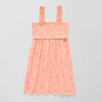 Roxy Big Kid Girls Sleeveless Floral Skater Dress