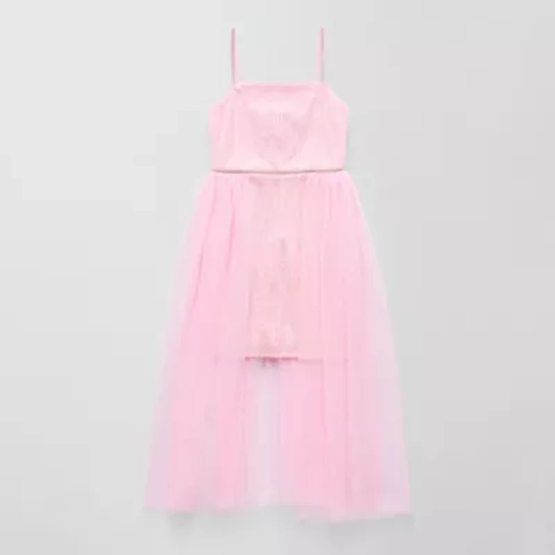 Lilt Big Kid Girls Sleeveless Maxi Dress