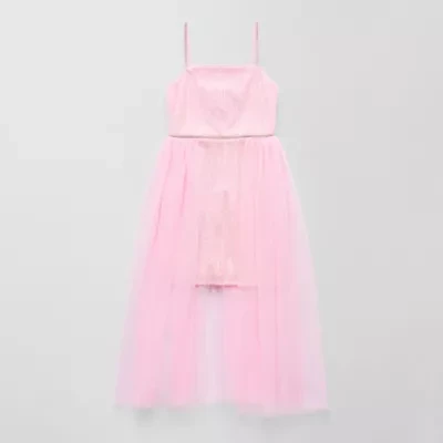Lilt Big Kid Girls Sleeveless Maxi Dress