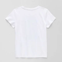 Xersion Little & Big Kid Girls Crew Neck Short Sleeve Regular Fit Graphic T-Shirt