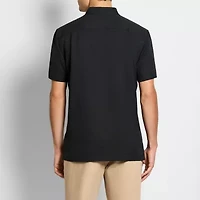 Van Heusen Weekend Mens Short Sleeve Moisture Wicking Camp Shirt