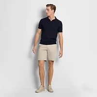 Van Heusen Smart Temp Johnny Collar Mens Short Sleeve Polo Sweater