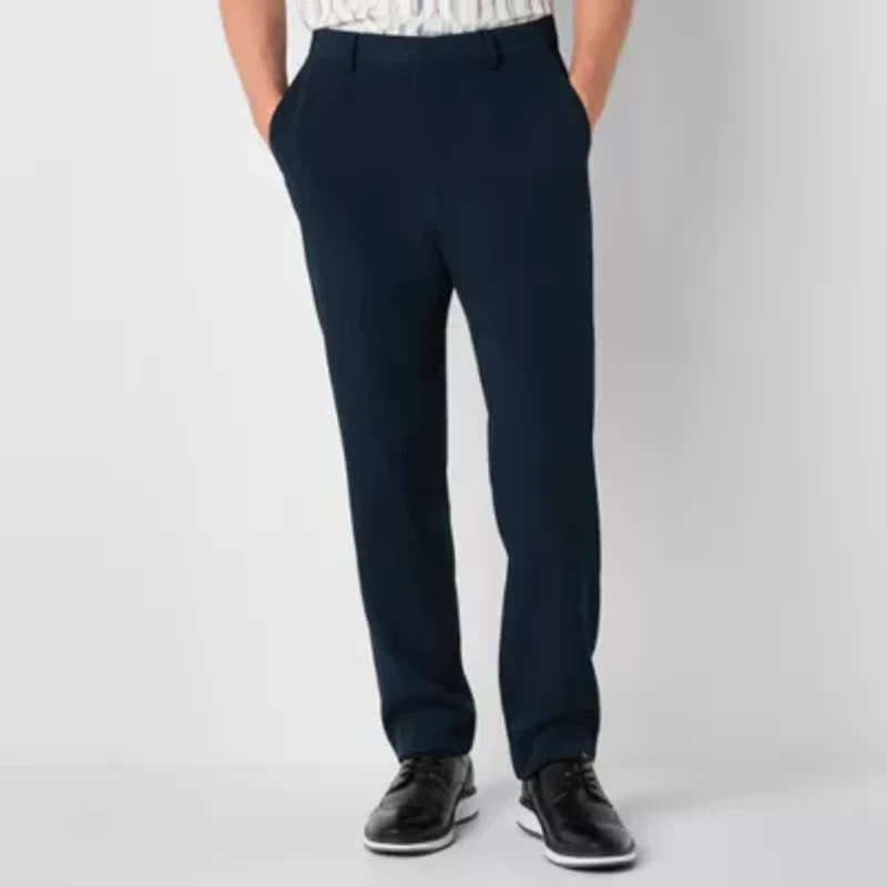 J. Ferrar Mens Classic Fit Dress Flat Front Pant