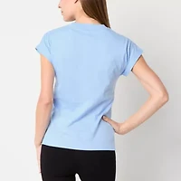 adidas Womens Crew Neck Short Sleeve Active T-Shirt