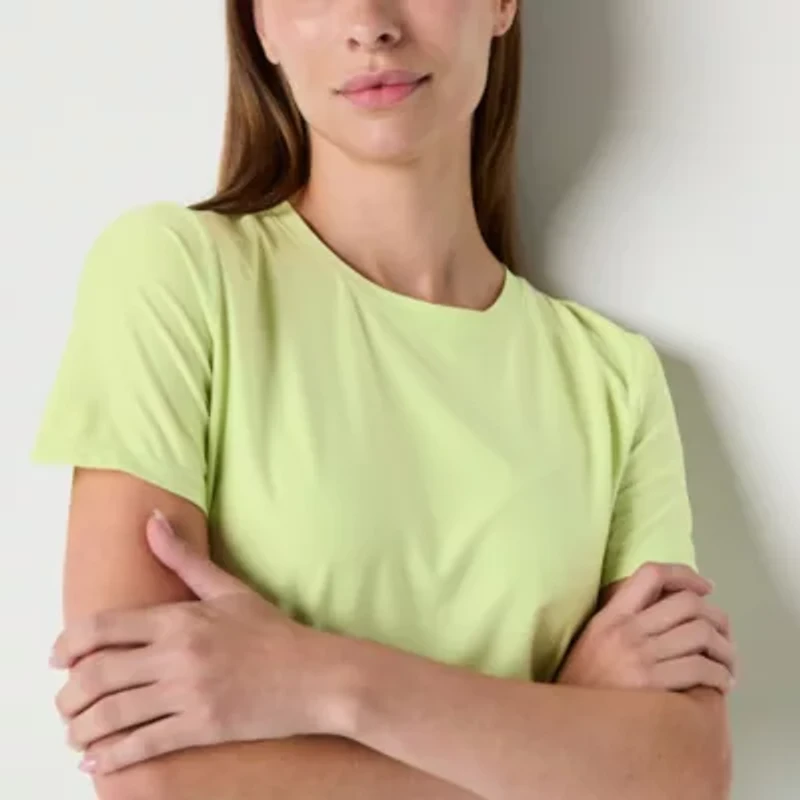 Xersion Womens Performance Crew Neck Short Sleeve T-Shirt