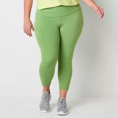 Xersion EverUltra Womens High Rise Quick Dry Plus Cropped Legging