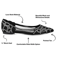 Journee Collection Batavia Womens Pointed Slip-On Shoe