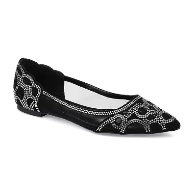 Journee Collection Batavia Womens Pointed Slip-On Shoe