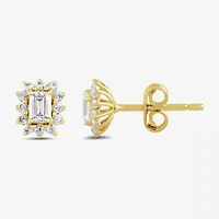 1/2 CT. T.W. Lab Grown White Diamond 10K Gold 7mm Stud Earrings