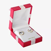 Girls 14K Gold 13.2mm Hoop Earrings