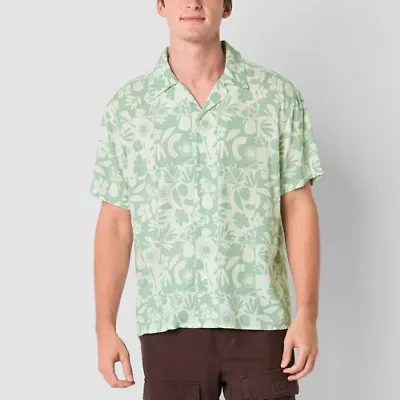 Arizona Mens Short Sleeve Camp Shirt