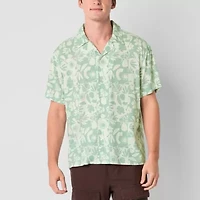 Arizona Mens Short Sleeve Camp Shirt