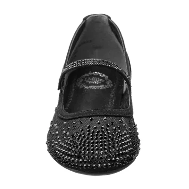 I. Miller Mercedes Little & Big Kid Girls Round Closed Toe Ballet Flats