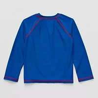 Disney Collection Little & Big Kid Boys Spiderman Rash Guard