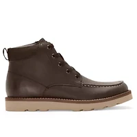 mutual weave Mens Drew Flat Heel Lace Up Boots