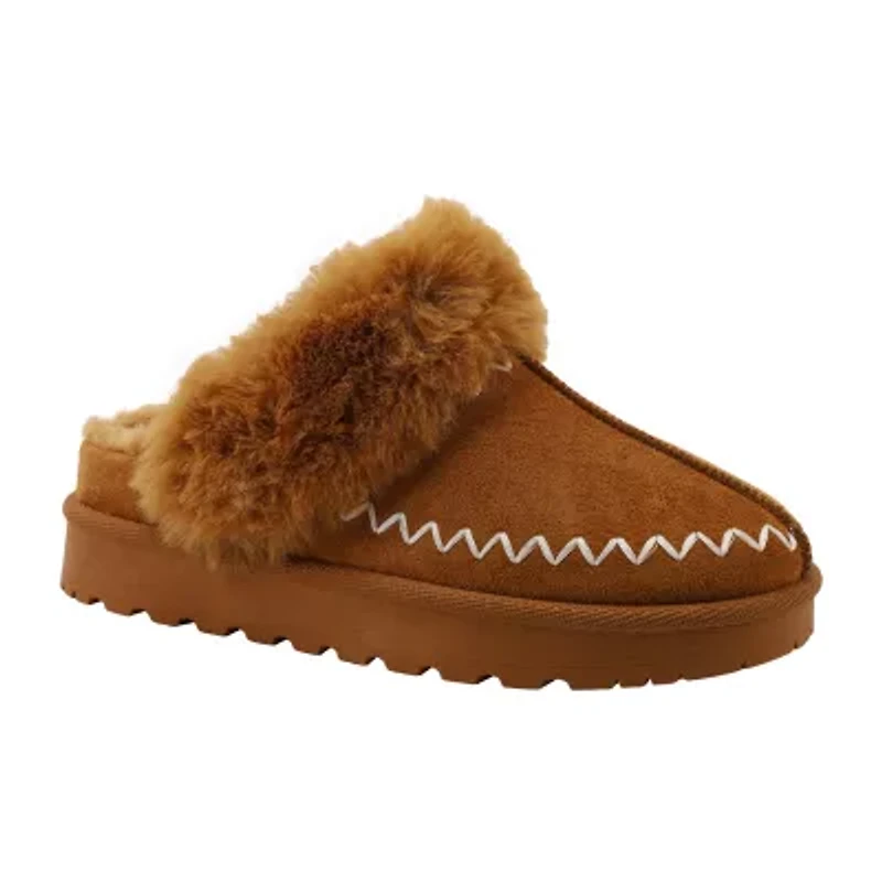 Olivia & Kate Cherry Womens Round Closed Toe Slip-On Shoe