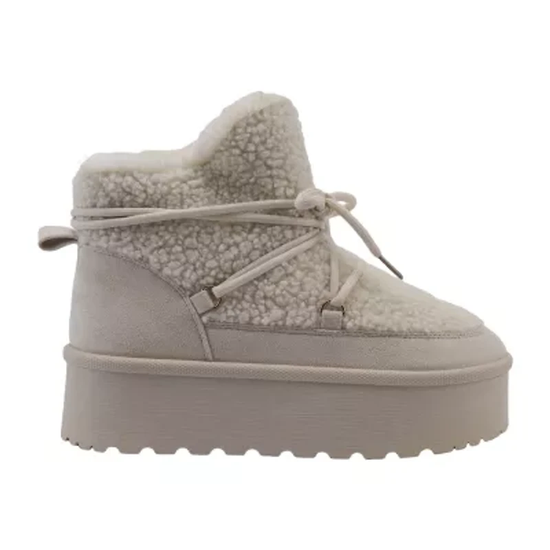 Olivia & Kate Womens Stace Wedge Heel Booties