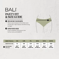 Bali Womens Seamless Hipster Panty Dfclhp