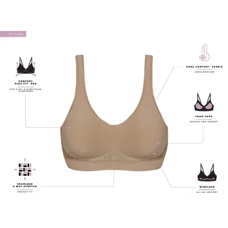 Bali Comfort Revolution® Comfortflex Fit® Shaping Seamless Wireless Full Coverage Bra-3488