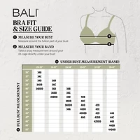 Bali Seamless T-Shirt Underwire Full Coverage Bra Df3533